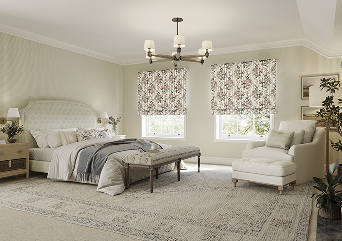 Adelaide, Winnies Bloom Buttermilk - Twist&Fit Roman Blind - Image 6